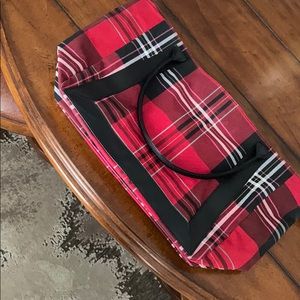 Victoria Secret Plaid Tote Bag NEVER USED!